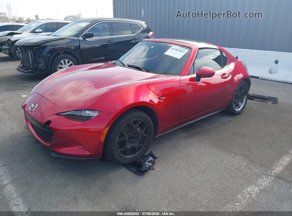 JM1NDAM73N0502306 2022 MAZDA MX-5 MIATA RF Красный Передняя левая четверть