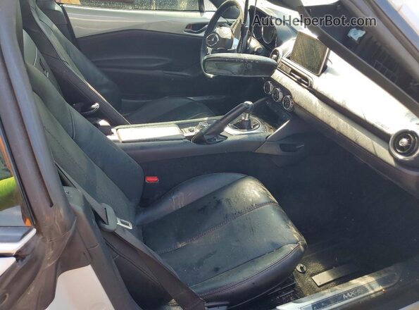 JM1NDAM74H0107801 2017 MAZDA MX-5 Gray Вид задніх сидінь