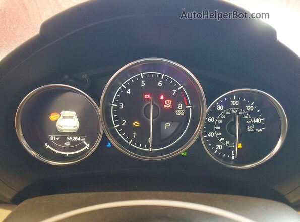 JM1NDAM74M0454233 2021 MAZDA MX-5 Красный Вид щитка приборов