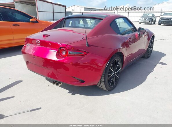 JM1NDAM74T0705251 2026 MAZDA MX-5 MIATA RF Бордовый Задняя правая четверть