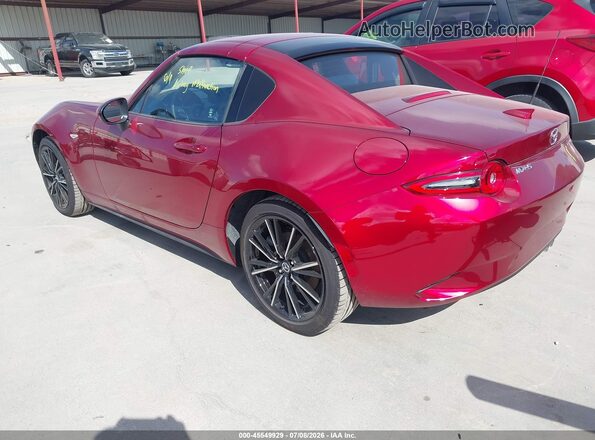 JM1NDAM74T0705251 2026 MAZDA MX-5 MIATA RF Бордовый Задняя левая четверть