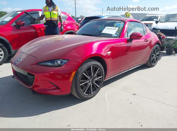 JM1NDAM74T0705251 2026 MAZDA MX-5 MIATA RF Бордовый Передняя левая четверть