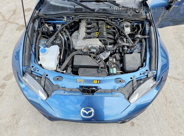 JM1NDAM75L0413740 2020 MAZDA MX-5 Blue Вид задньої частини салону