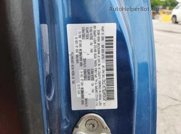 JM1NDAM75L0413740 2020 MAZDA MX-5 Blue Вид підкапотного простору