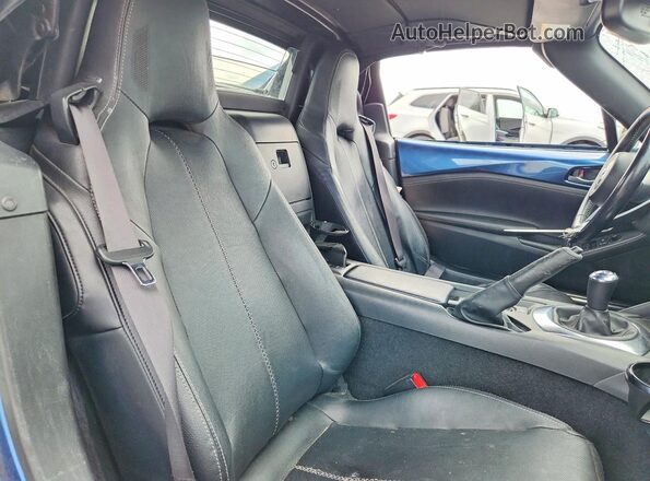 JM1NDAM75L0413740 2020 MAZDA MX-5 Blue Вид задніх сидінь