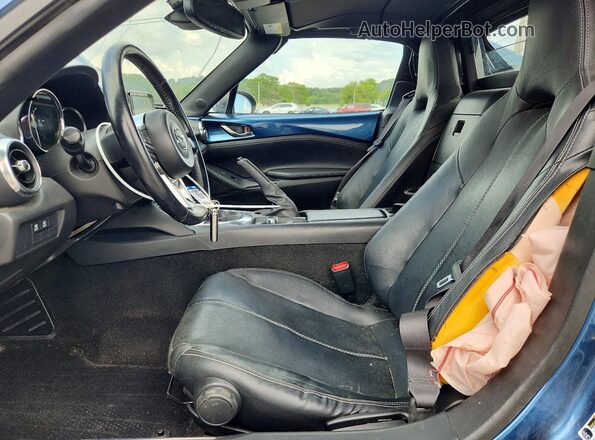 JM1NDAM75L0413740 2020 MAZDA MX-5 Blue Вид салону спереду