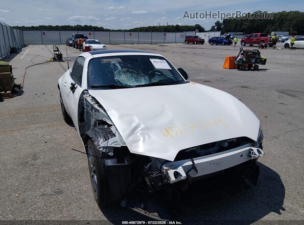 JM1NDAM76M0455688 2021 MAZDA MX-5 MIATA RF White Вид спереду