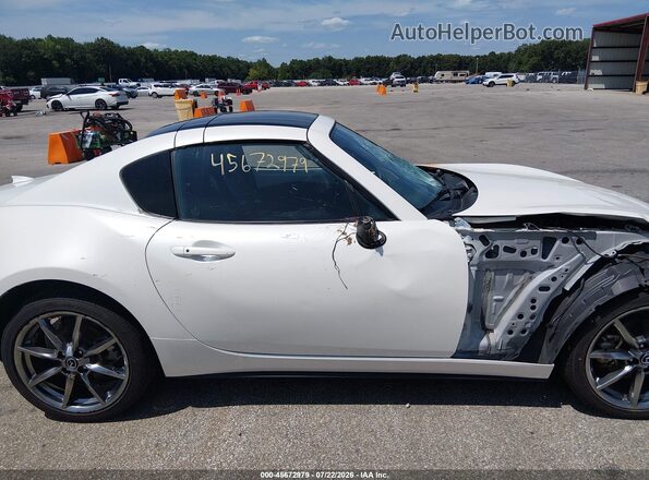 JM1NDAM76M0455688 2021 MAZDA MX-5 MIATA RF White Вид задньої частини салону