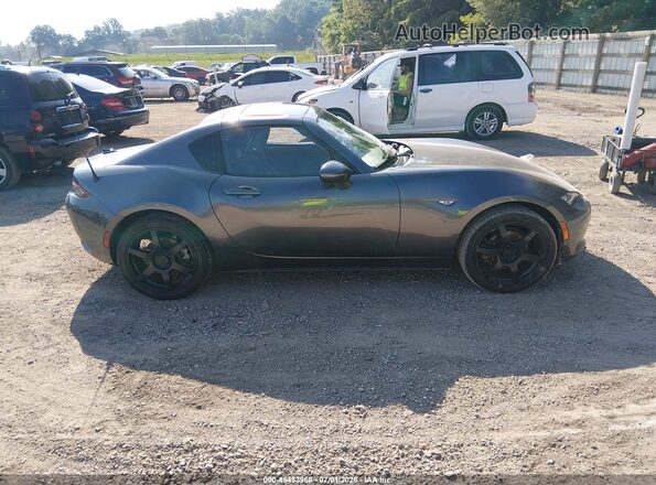 JM1NDAM78J0204571 2018 MAZDA MX-5 MIATA RF Серебряный Вид задней части салона
