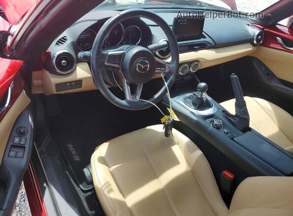 JM1NDAM78K0310102 2019 MAZDA MX-5 Red Vista del salpicadero