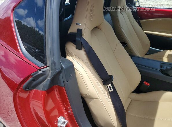 JM1NDAM78K0310102 2019 MAZDA MX-5 Red Vista de los asientos traseros