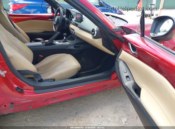 JM1NDAM7XJ0205298 2018 MAZDA MX-5 MIATA RF Red Vista interior delantera