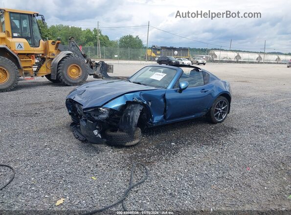 JM1NDAM7XK0308416 2019 MAZDA MX-5 MIATA RF Синий Передняя левая четверть