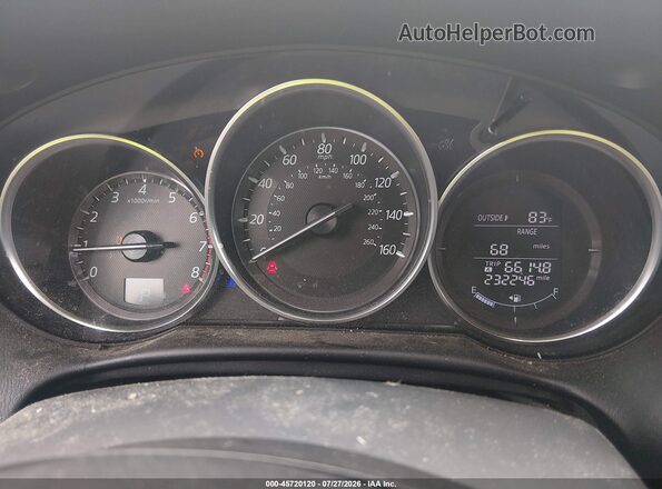 JM3KE2BY0G0666267 2016 MAZDA CX-5 Black Հետևի նստատեղերի տեսք