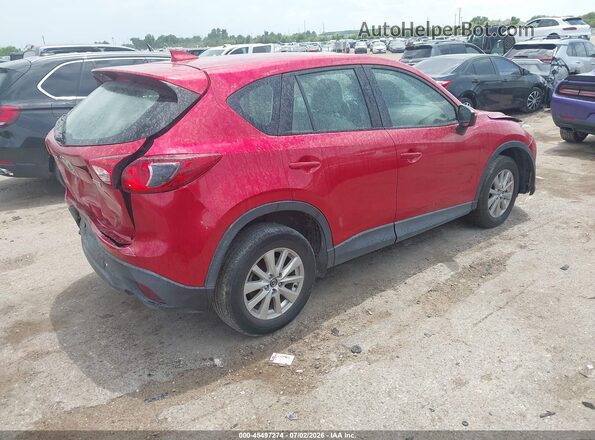 JM3KE2BY1G0858698 2016 MAZDA CX-5 Red უკანა მარჯვენა