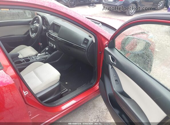 JM3KE2BY1G0858698 2016 MAZDA CX-5 Red წინა სალონის ხედი