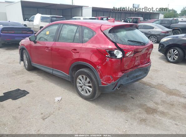 JM3KE2BY1G0858698 2016 MAZDA CX-5 Red უკანა მარცხენა