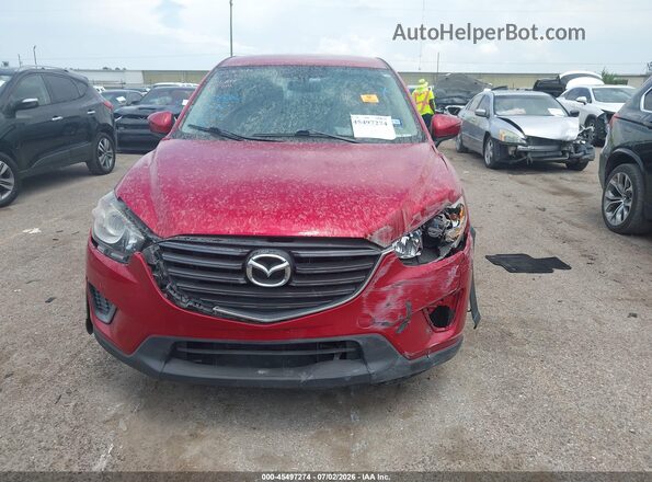 JM3KE2BY1G0858698 2016 MAZDA CX-5 Red ხელსაწყოთა პანელის ხედი