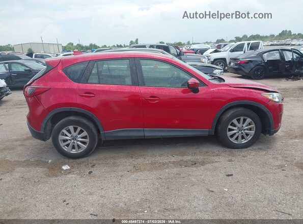 JM3KE2BY1G0858698 2016 MAZDA CX-5 Red უკანა სალონის ხედი
