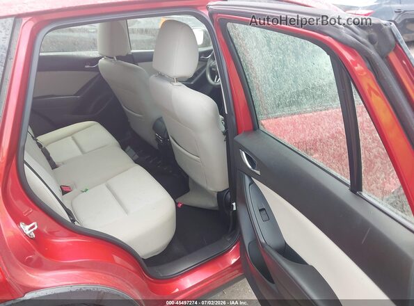 JM3KE2BY1G0858698 2016 MAZDA CX-5 Red VIN კოდის სტიკერის ხედი