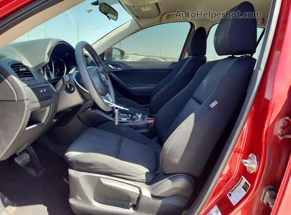 JM3KE2BY2G0866986 2016 MAZDA CX-5 Red Widok wnętrza z przodu