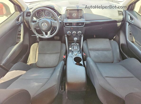 JM3KE2BY2G0866986 2016 MAZDA CX-5 Red Widok deski rozdzielczej