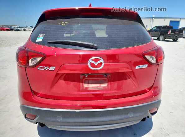 JM3KE2BY2G0866986 2016 MAZDA CX-5 Red Widok z tyłu