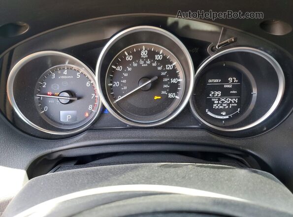JM3KE2BY3G0684973 2016 MAZDA CX-5 White Instrument cluster view