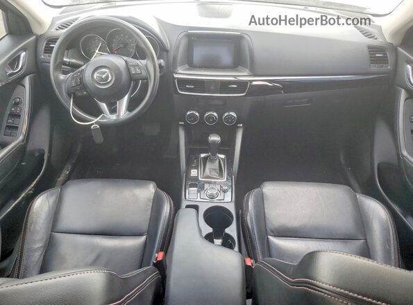 JM3KE2BY3G0914172 2016 MAZDA CX-5 Gray Вид панелі приладів