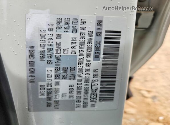 JM3KE2BY4G0775718 2016 MAZDA CX-5 White VIN կոդի պիտակի տեսք