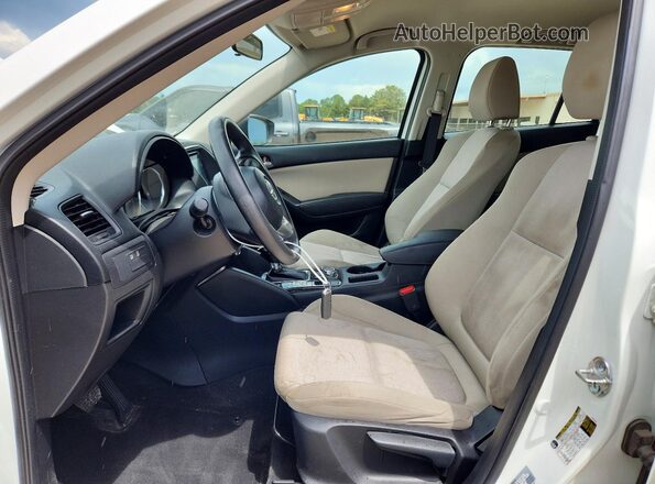 JM3KE2BY4G0775718 2016 MAZDA CX-5 White Սալոնի դիմացի տեսք