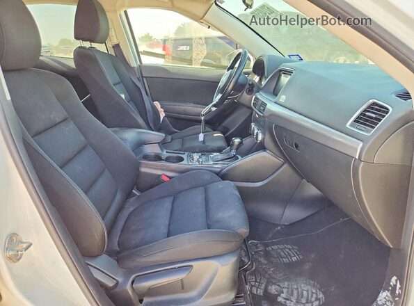 JM3KE2CY0G0758669 2016 MAZDA CX-5 White Widok wnętrza z przodu