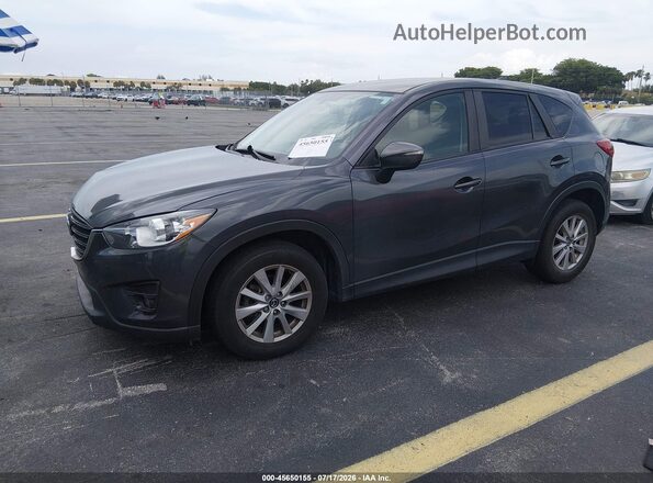 JM3KE2CY0G0786276 2016 MAZDA CX-5 Gray Przód lewy