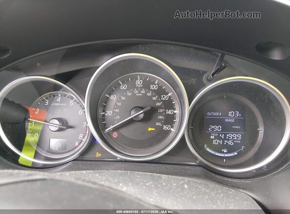 JM3KE2CY0G0786276 2016 MAZDA CX-5 Gray Widok tylnych siedzeń