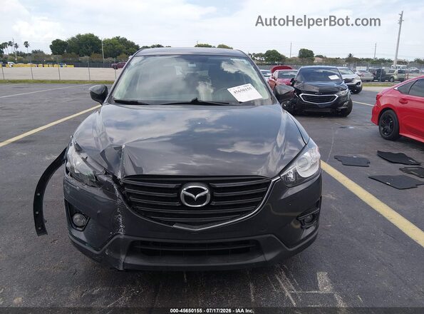 JM3KE2CY0G0786276 2016 MAZDA CX-5 Gray Widok zestawu wskaźników
