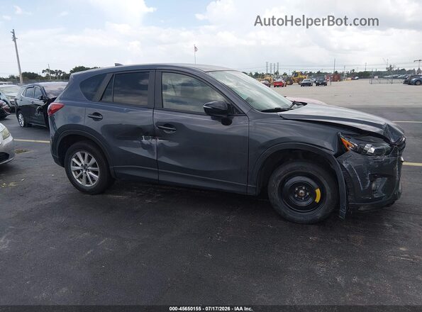 JM3KE2CY0G0786276 2016 MAZDA CX-5 Gray Widok z przodu