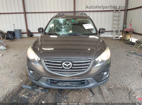 JM3KE2CY1G0629906 2016 MAZDA CX-5 Gray Vista del cuadro de instrumentos
