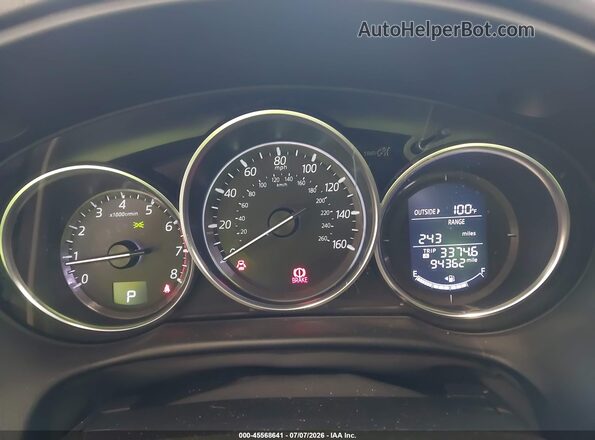 JM3KE2CY1G0629906 2016 MAZDA CX-5 Gray Vista de los asientos traseros