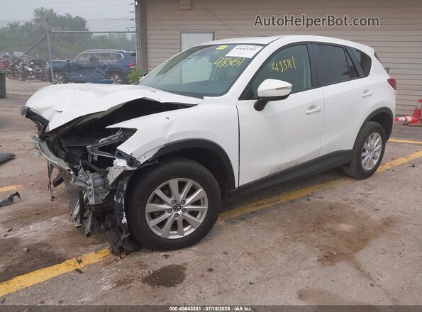 JM3KE2CY1G0680497 2016 MAZDA CX-5 White Առջևի ձախ երեք քառորդ տեսարան