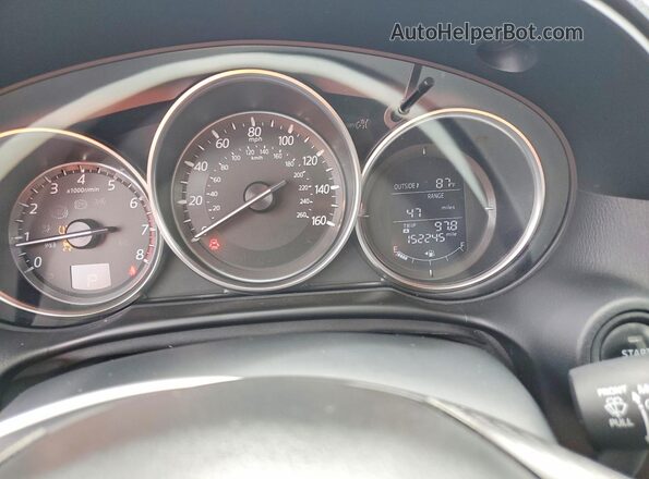 JM3KE2CY1G0725468 2016 MAZDA CX-5 Black Widok zestawu wskaźników