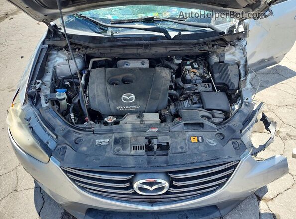 JM3KE2CY2G0610894 2016 MAZDA CX-5 Silver Engine compartment view