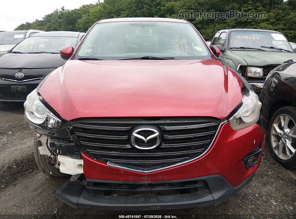 JM3KE2CY2G0791043 2016 MAZDA CX-5 Red Instrument cluster view