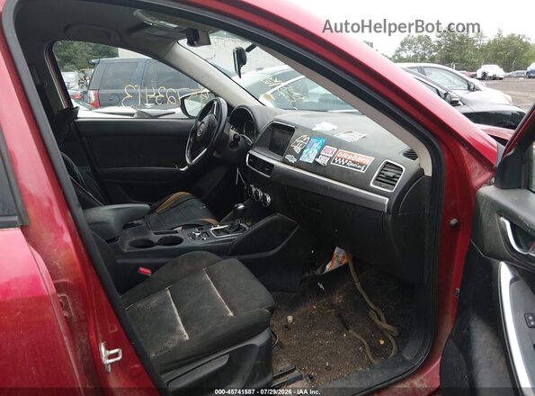 JM3KE2CY2G0791043 2016 MAZDA CX-5 Red Front interior view