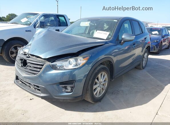JM3KE2CY2G0818225 2016 MAZDA CX-5 Teal წინა მარცხენა ხედი სამი მეოთხედიდან