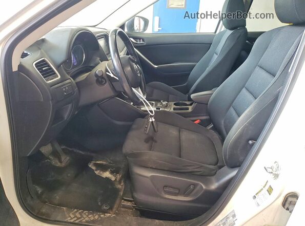 JM3KE2CY3G0620088 2016 MAZDA CX-5 White Widok wnętrza z przodu