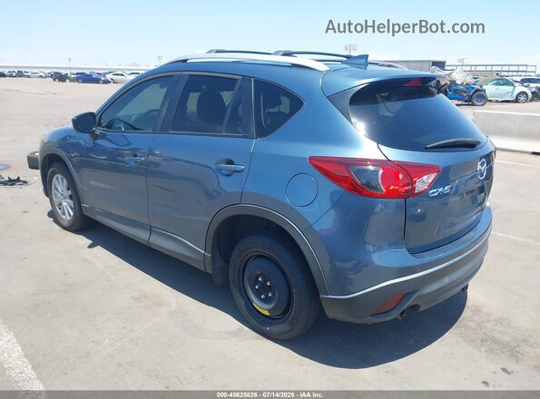 JM3KE2CY3G0629194 2016 MAZDA CX-5 Blue Հետևի ձախ