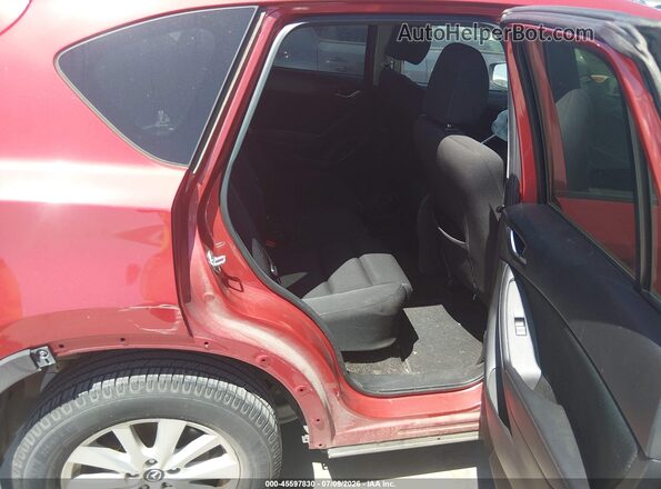 JM3KE2CY3G0692232 2016 MAZDA CX-5 Maroon Widok naklejki z numerem VIN
