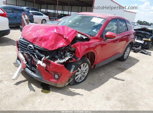 JM3KE2CY3G0749576 2016 MAZDA CX-5 Red Przód lewy