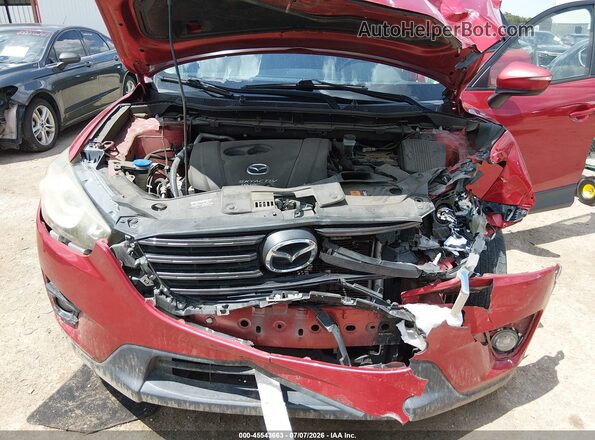 JM3KE2CY3G0749576 2016 MAZDA CX-5 Red Widok z tyłu