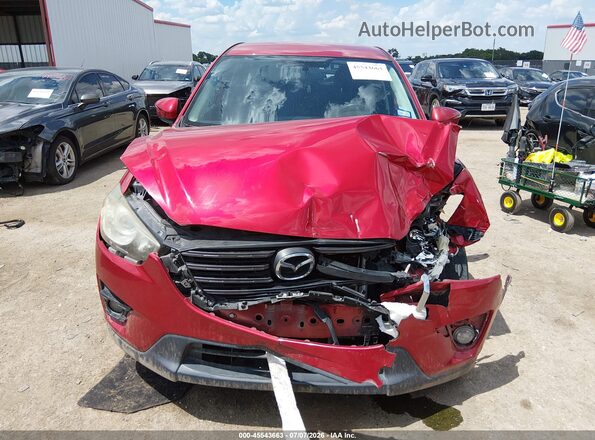 JM3KE2CY3G0749576 2016 MAZDA CX-5 Red Widok wnętrza z tyłu